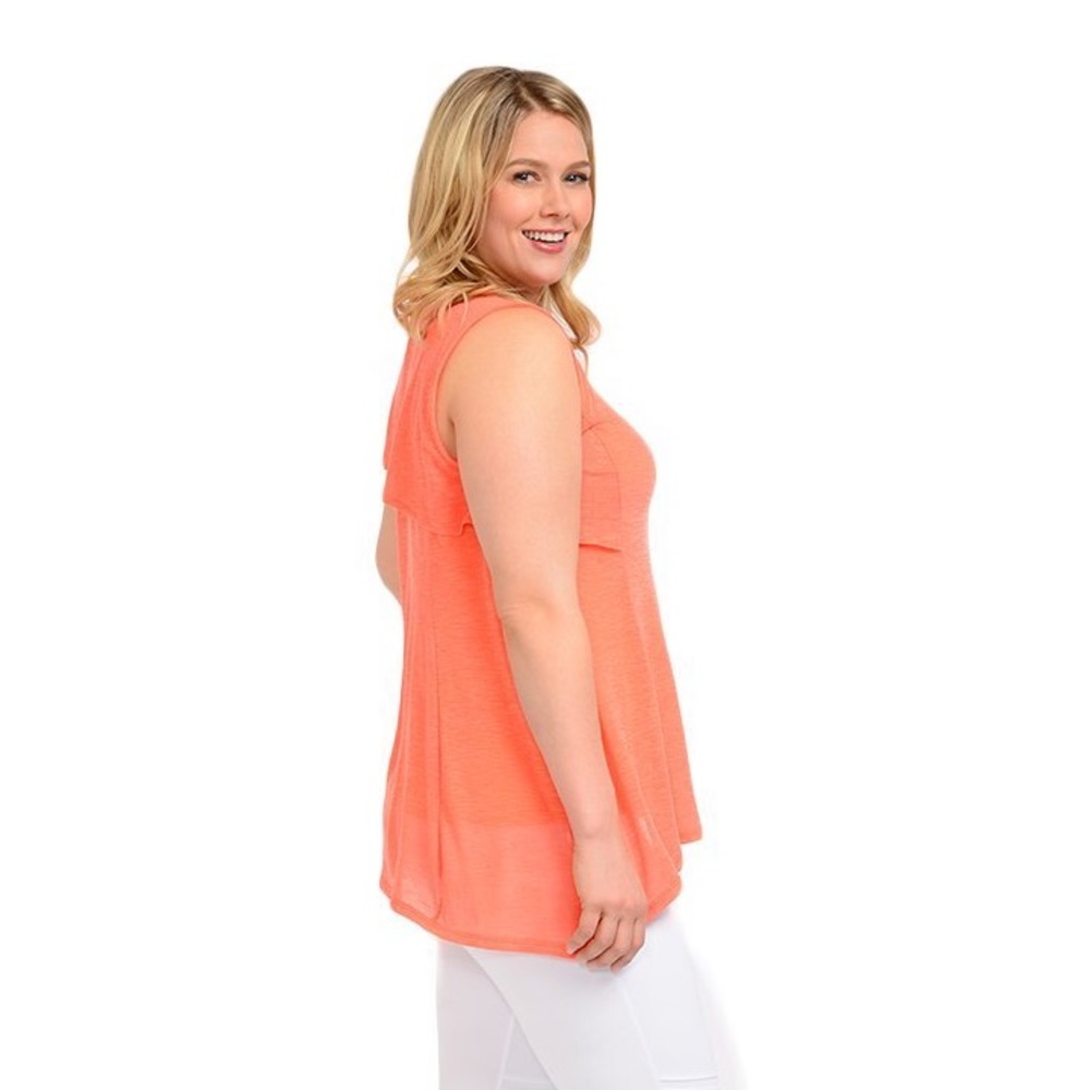 NWT LYSSE Women's Yucca Slub Tunic Blouse Top